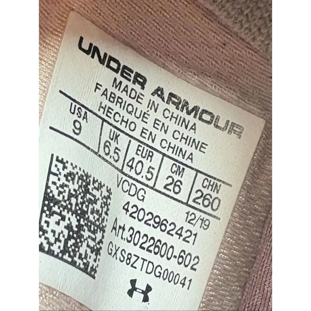 Under Armour HOVR Phantom RN Pink Women’s Size 9 Running Shoes 3022600-602